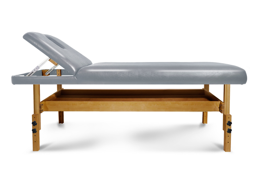 Массажный стол Relax Comfort серая кожа
