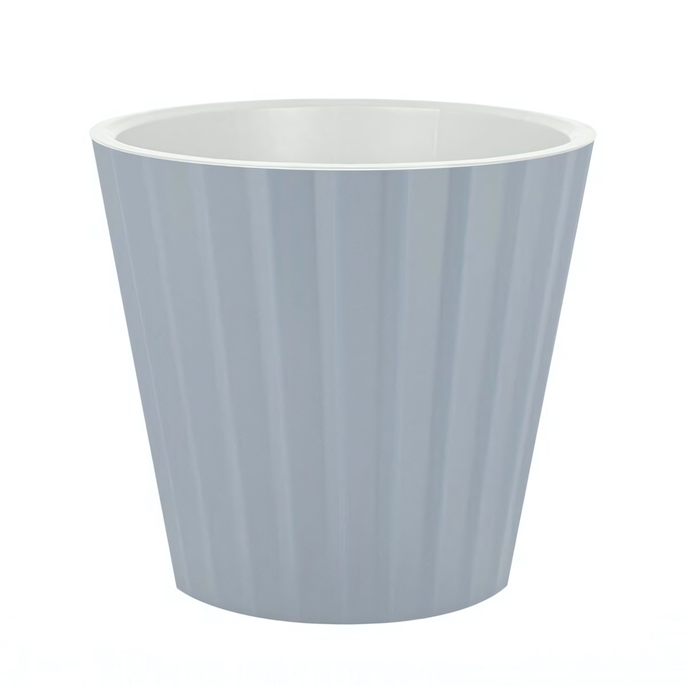 Горшок для цветов InGreen Sand D160мм, 2л c дренажной вставкой Утренний туман