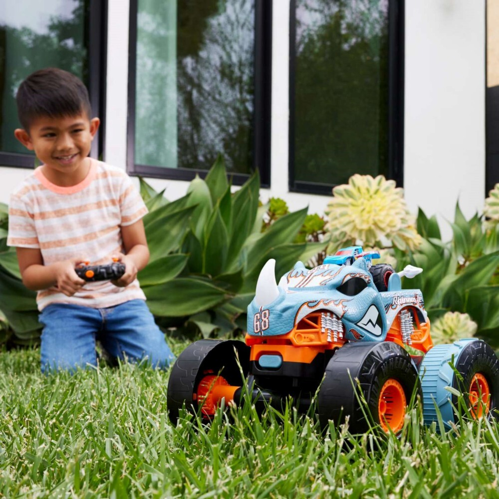 Hot Wheels - Монстр-трак с дистанционным управлением Rhinomite 1:12 HPK27 / артикул   HPK27  / GTIN 194735160990