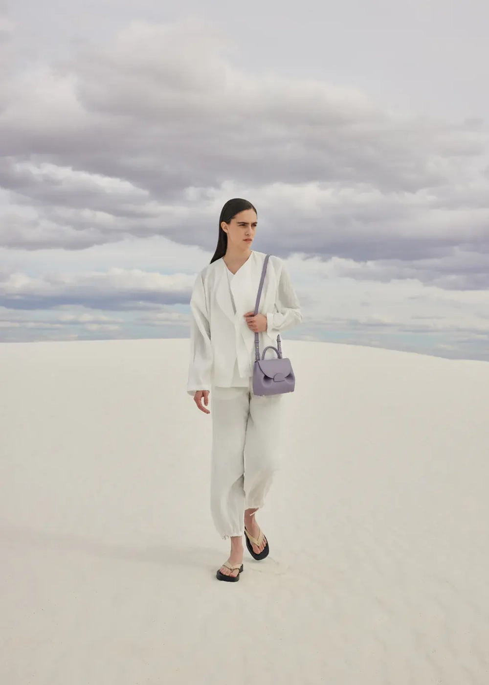 POLENE СУМКА NUMERO UN NANO, ЛИЛОВЫЙ