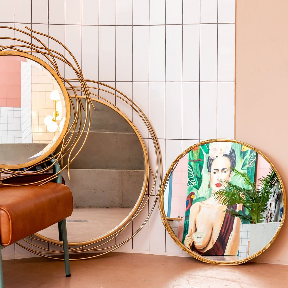 Настенное зеркало Лорентин Голд Объект мечты