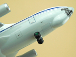 Модель самолета Ил-76МД (М1:100, АЭРОФЛОТ, RA-78850, шасси)