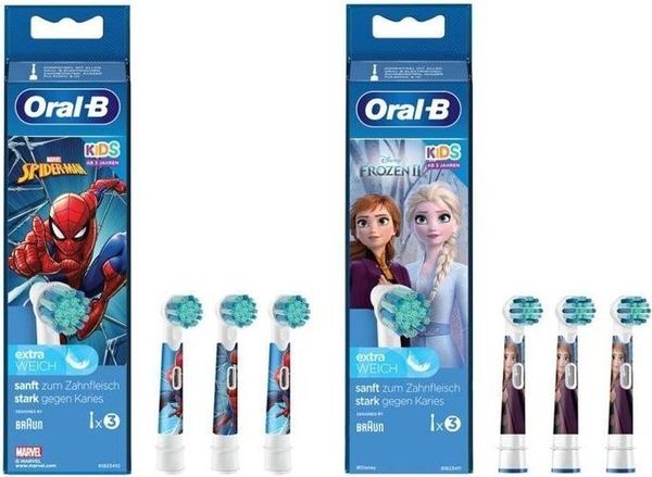 Насадки для зубной щетки Braun Oral-B Kids EB10S 3K Spider/Frozen