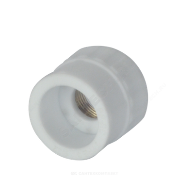Муфта PP-R комбинированная белая Дн 25х1/2" ВР PRO VALFEX 10129125-PRO