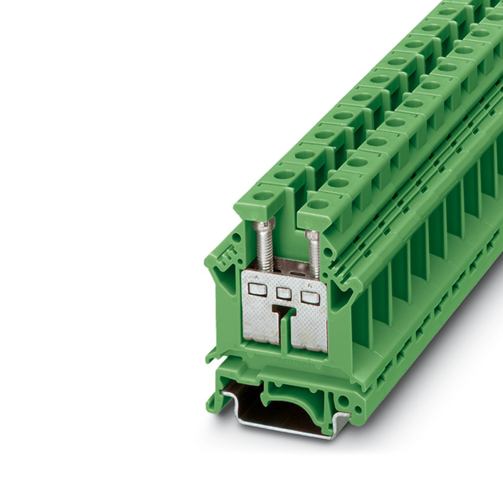 3000570 - UK 16 N GN - Проходные клеммы