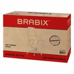 Кресло BRABIX PREMIUM "Adept EX-752", синхромеханизм, алюминий, ткань, серое, 532932