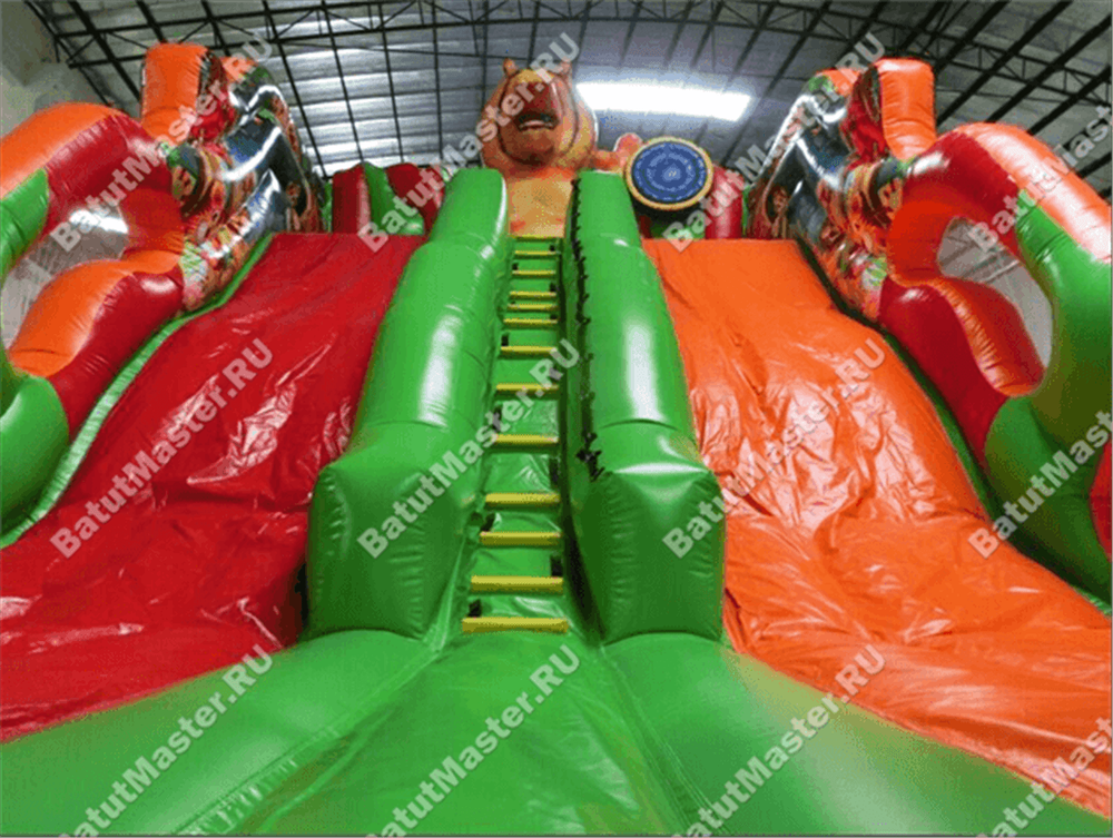 Батут-горка "Лев" 15*8*11 м