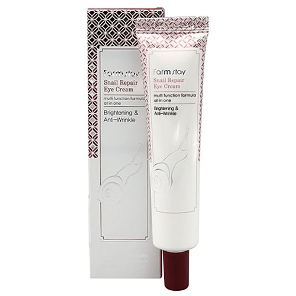 FarmStay Крем для кожи вокруг глаз с муцином улитки - Snail repair eye cream, 40г