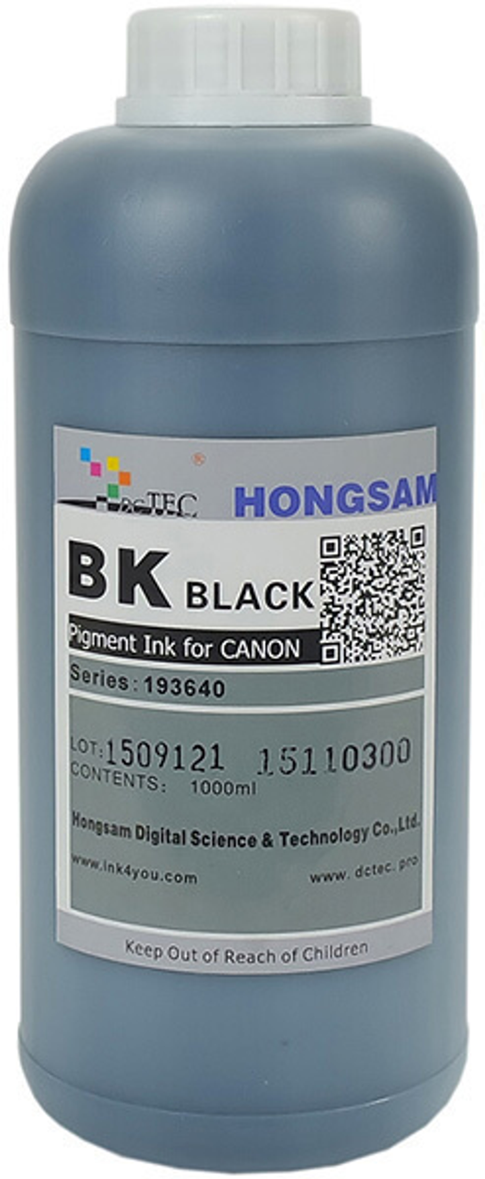 йцукЧернила DCTec iPF6400/iPF8400 Photo Black (BK) 1000 мл пигмент (серия 193640 / 193540)