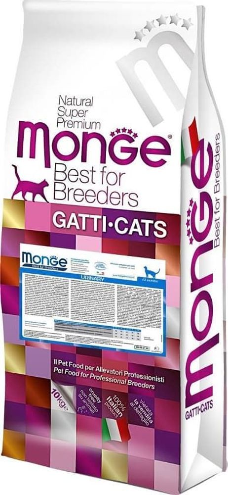 Сухой корм для кошек Monge Cat Daily Line Urinary, профилактика МКБ, Пакет 10 кг