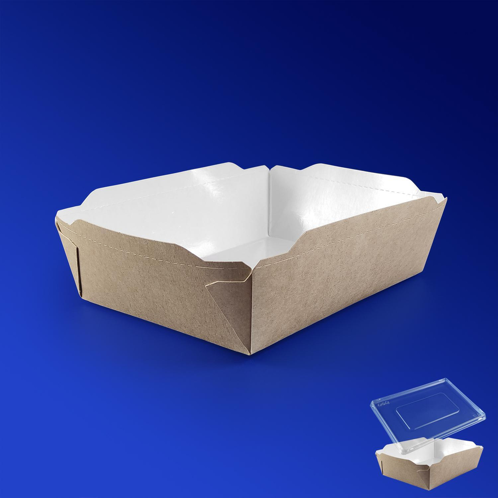 Упаковка ECO OPSALAD 1000 с крышкой