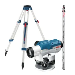 Нивелир оптический "BOSCH" GOL 32D + штатив BT160 + рейка GR500