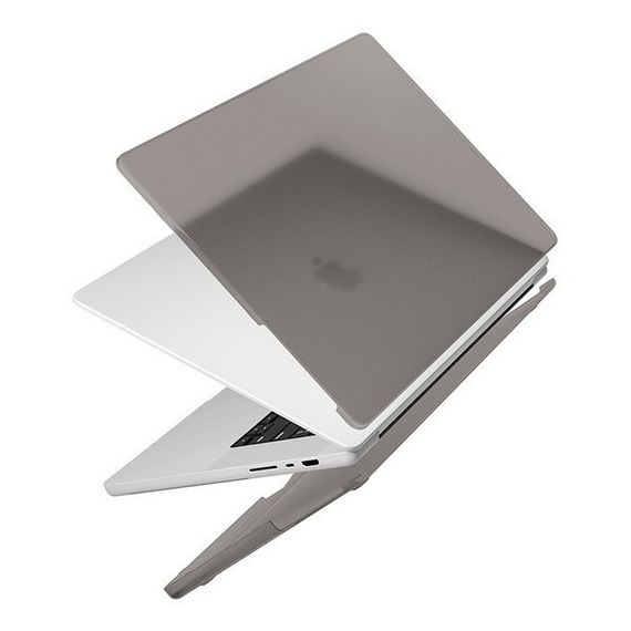 Чехол Uniq HUSK Pro Claro для Macbook Pro 14 (2021-2024 M1-M4) (MP14(2021)-CLAROMGRY) Grey
