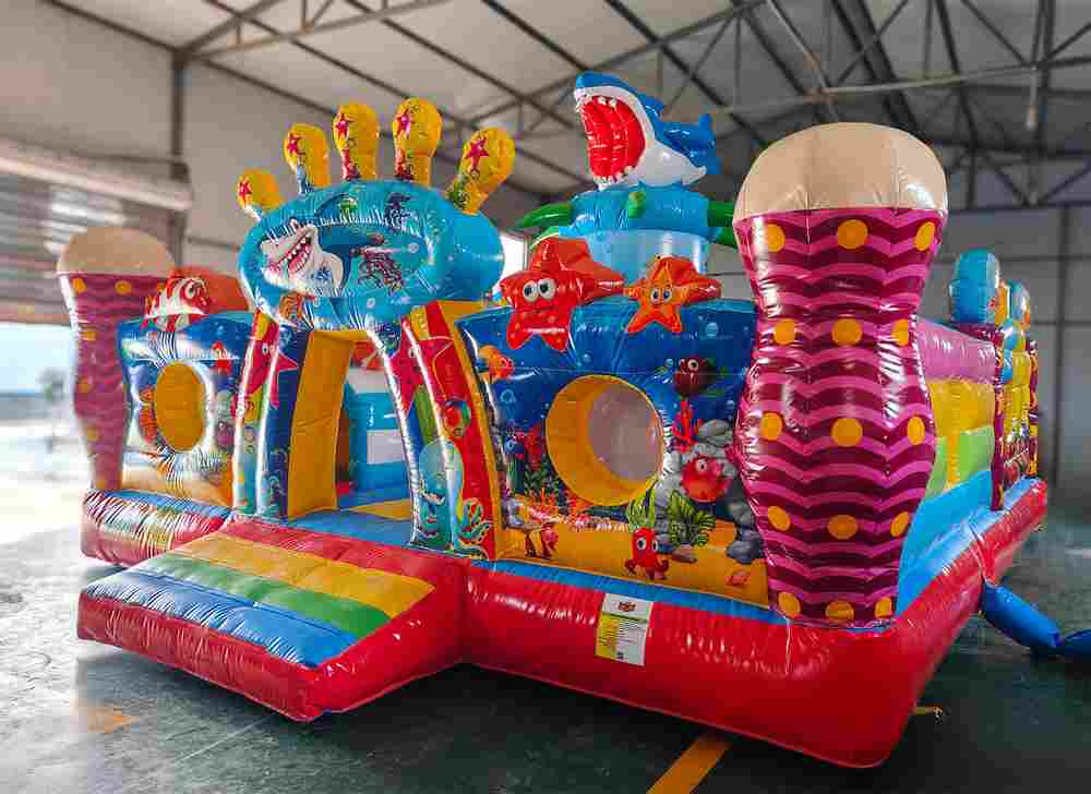 Коммерческий надувной батут "На морском дне" 7*6*5 м