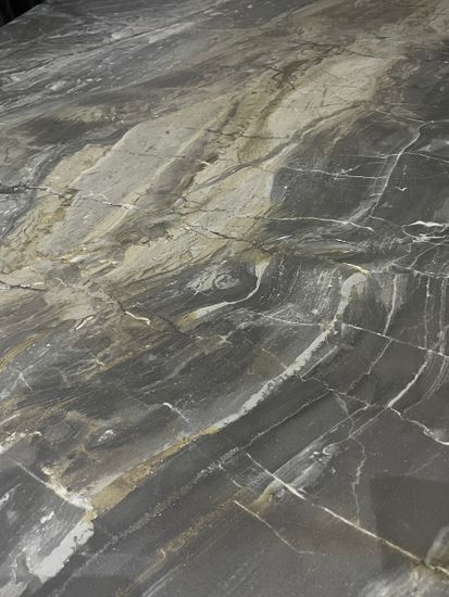 Стол IVAR 180 MARBLES KL-80 Серый мрамор, итальянская керамика