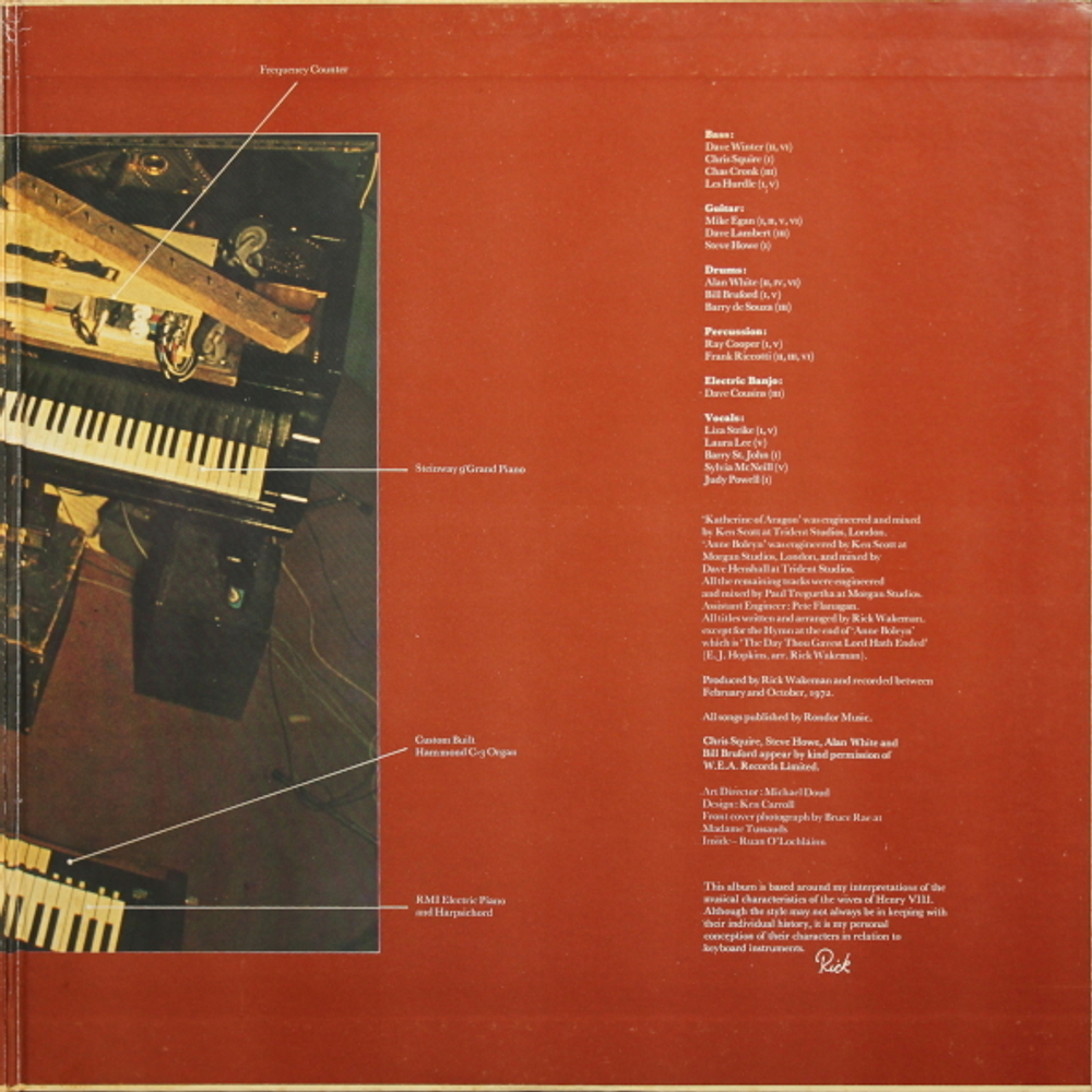Rick Wakeman / The Six Wives Of Henry VIII (LP)