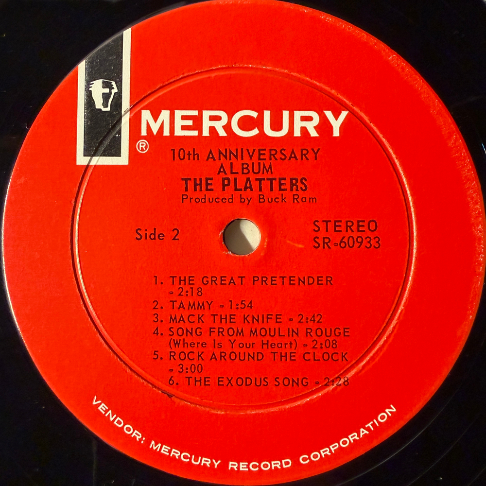 The Platters ‎– Platters 10th Anniversary Album (США 1964г.)