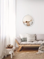 Зеркало настенное для прихожей 57 см