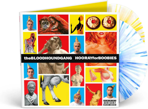 Bloodhound Gang - Hooray For Boobies - White Blue Yellow Splatter 2LP
