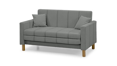 Диван Уют Лайт Velutto 52 120*84*82 см, серый Велютто Выкатной Фиеста