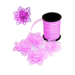 Набор Для Упаковки Лента, 1см*10м, 4 Бантика (розовый)