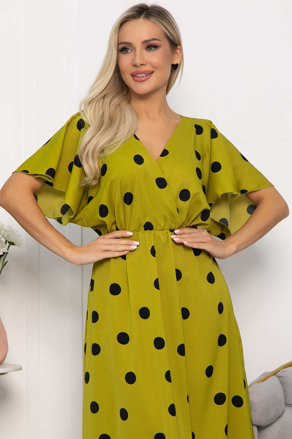 Платье Летнее настроение (зеленое яблоко) П13729-7М LT Collection