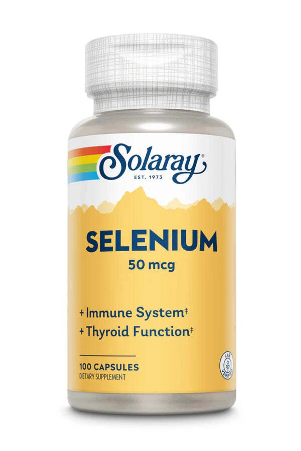 Selenium 50мкг 100 капсул Solaray