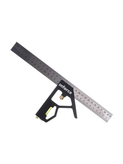 Угольник с уровнем 300 мм Inforce 06-11-67