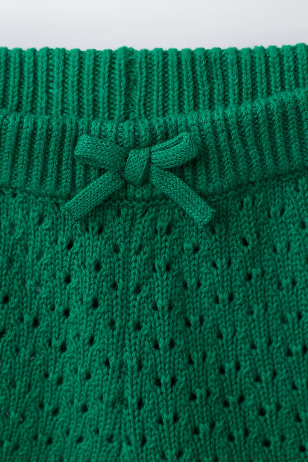 ZARA Х CASA LAWA ТРИКОТАЖНЫЕ ШОРТЫ, ЗЕЛЕНЫЙ