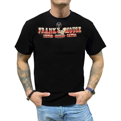 Футболка Franky Mouse Custom hotrod tattoo (Мышь в очках) (S)