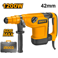 Перфоратор 1200Вт SDS-Max 2-10Дж кейс INGCO RH1200428 INDUSTRIAL