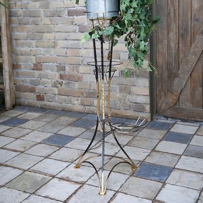 Стойка для цветов напольная "Квадрат" на 3 горшка, металл М0000143