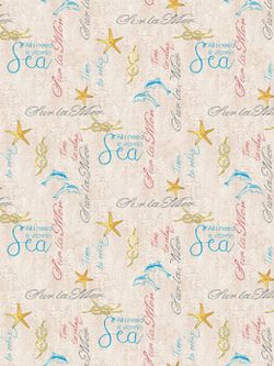 Наволочка комплект 2шт Сказка "Дельфины" 40х60 см, перкаль