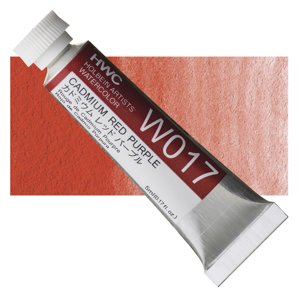 Акварель Holbein 5 мл. 017 [E] Cadmium Red Purple