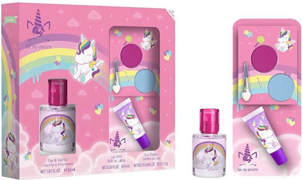 Набор парфюмов и аксессуаров EP Line Eau My Unicorn цветочный сладкий 30 мл