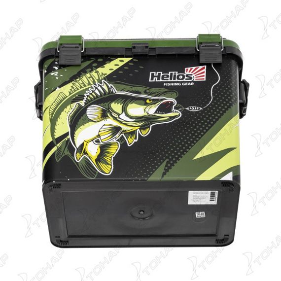 Ящик рыболовный зимний ZANDER односекционный хаки (HS-IML-19-H-1) Helios