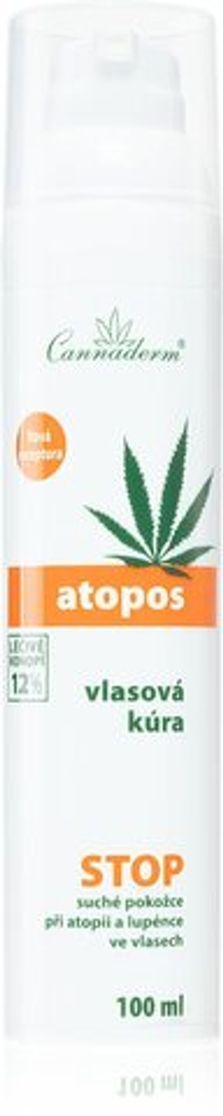 Cannaderm Atopos Sensitive scalp treament - интенсивное лечение раздраженной кожи головы /   100  ml  / GTIN 8594059736253