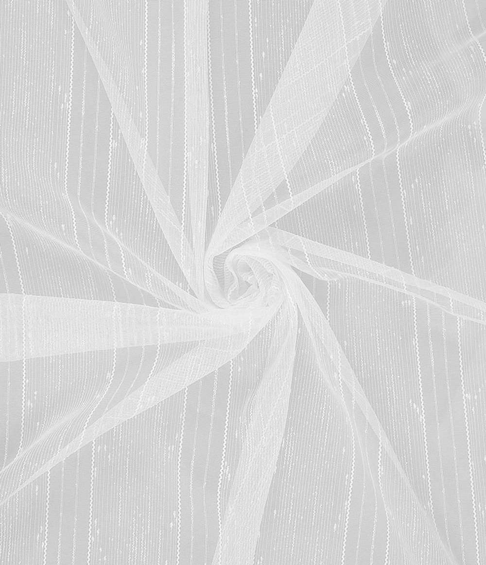 Тюль Legrand Лайн белый с утяжелителем