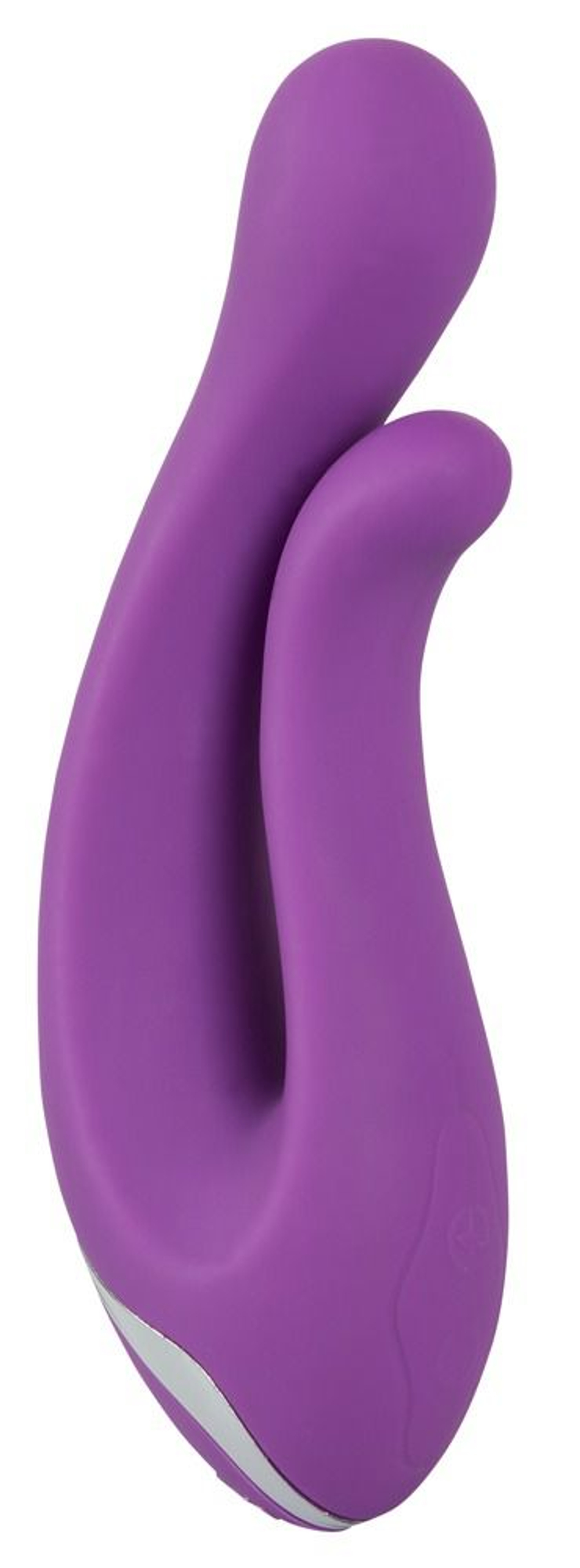 Фиолетовый перезаряжаемый вибратор Javida Double Vibe (Цвет: фиолетовый)