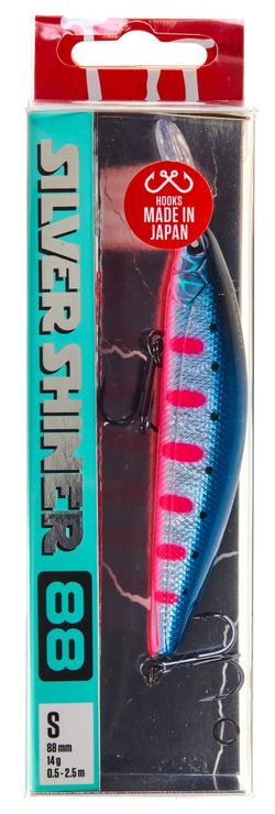Воблер Lucky John Silver Shiner 88S, 8.8 см, 14 г, цвет 103