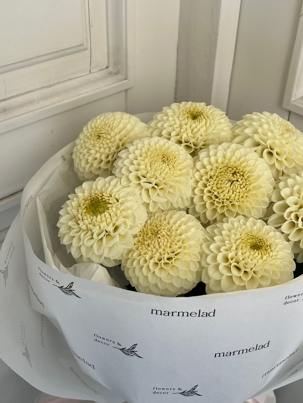 Моно букет из георгин