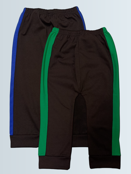 ШКЛ штанишки ясельные с лампасом кулирка черные (92)