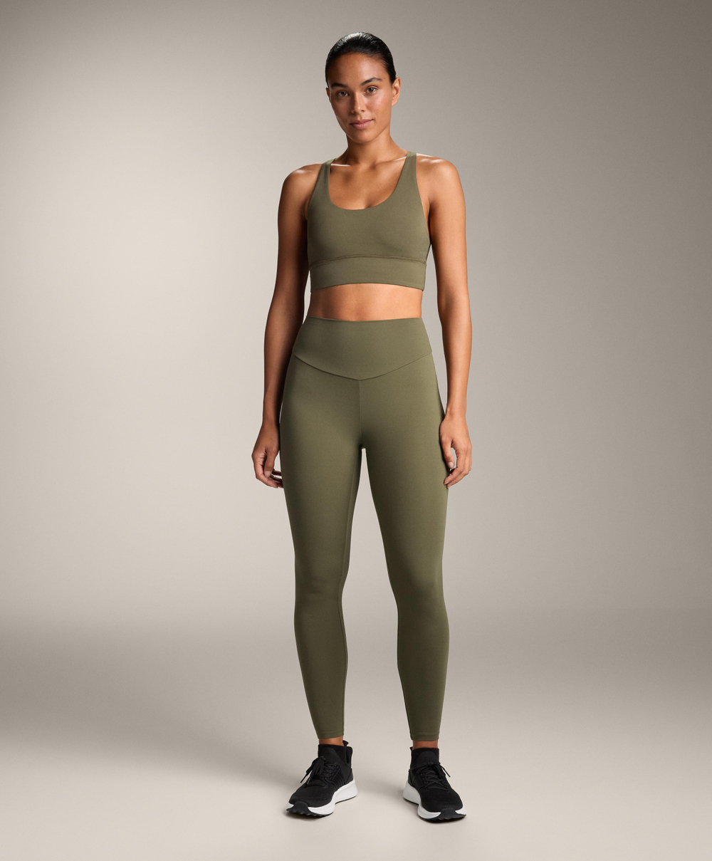 OYSHO Легинсы Comfortlux длиной до щиколотки с высокой посадкой, хаки