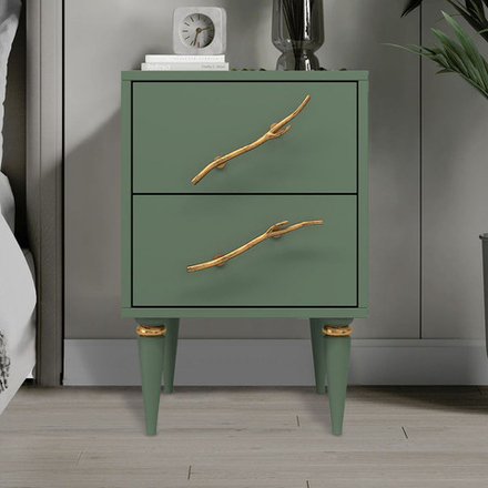 Тумба Арт Колор matte Классик Голд Зеленый нефрит матовый