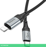 Кабель Hoco X102 Type-C Lightning 1м черный