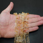 Цитрин АА куб юв 4мм