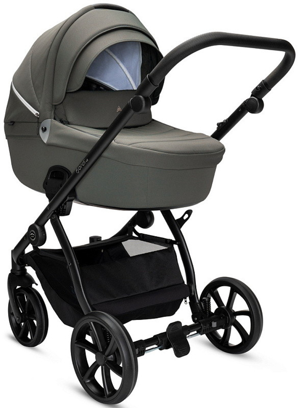 Детская коляска Noordi Fjordi V2 4 в 1 с автокреслом Terra Black и базой 1462150 Alpine Moss
