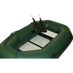 Лодка ПВХ Polar Bird Чирок Гребная PB-190Т Teal со стеклокомпозитной сланью и банкой Зелёная