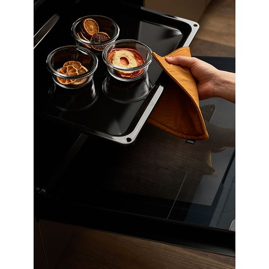 Прихватка из хлопка цвета карри из коллекции essential, 22х22 см