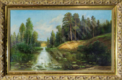 Фёдоров С. Ф. Лесной пейзаж.